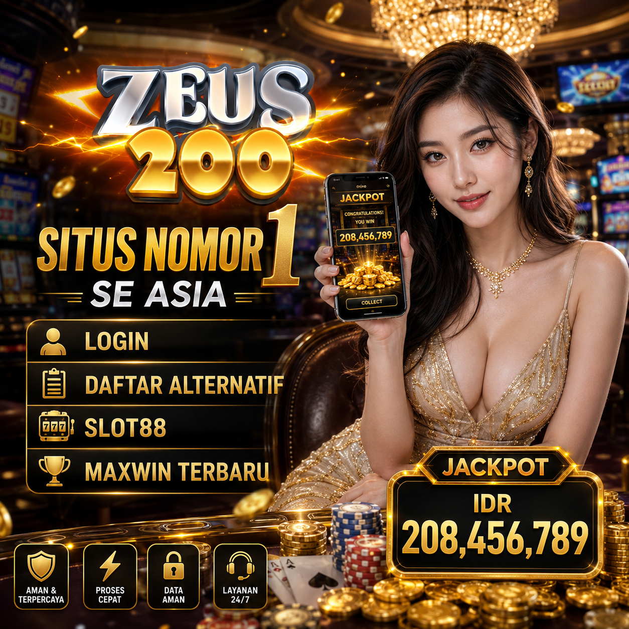 ZEUS200 Situs Nomor 1 Se Asia Login Daftar Alternatif Slot88 Maxwin Terbaru